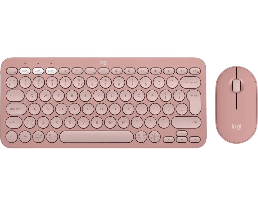 Комплект Logitech Pebble 2 Combo Pink