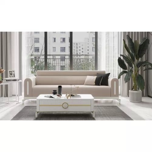 Диван Modalife Gold Bella 3 Cream