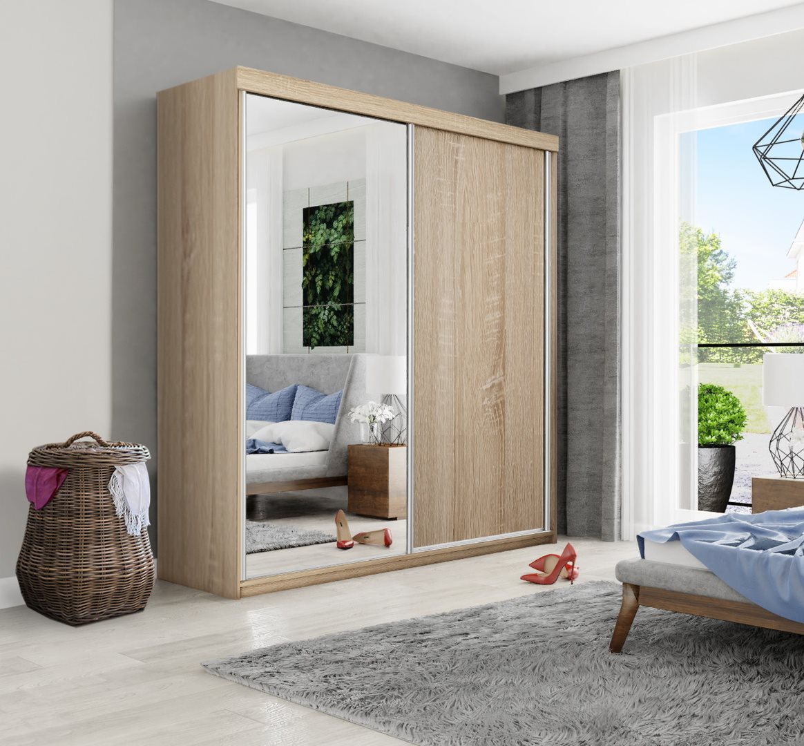 Шкаф купе Prime Furniture Top 23 150 Sonoma Oak