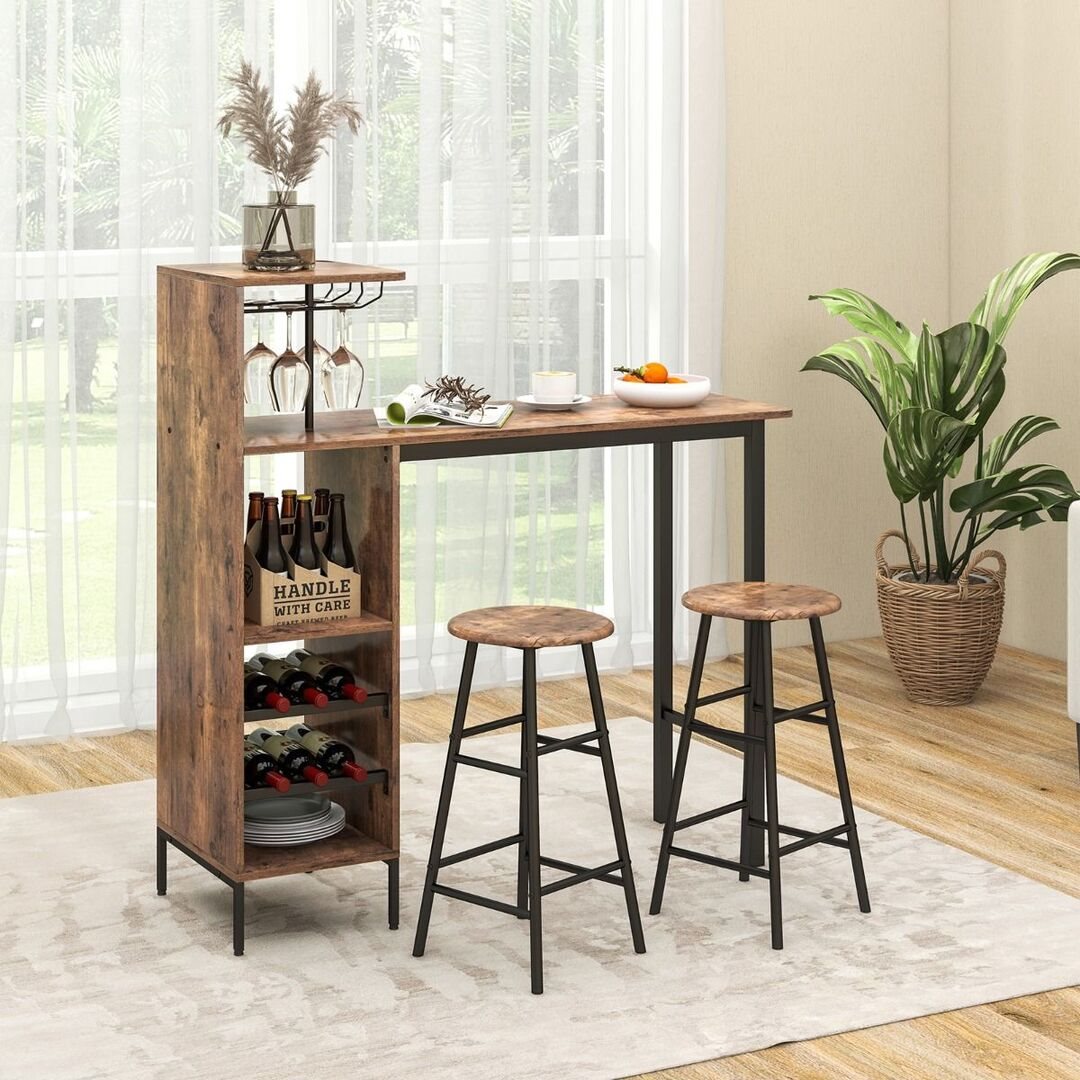 Set de bucatarie Costway JV10669BN Brown