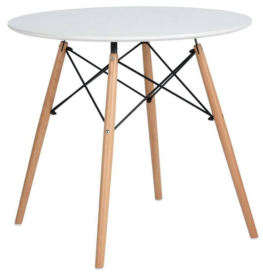 Masa de bucatarie Mobhaus Demin White/Beech