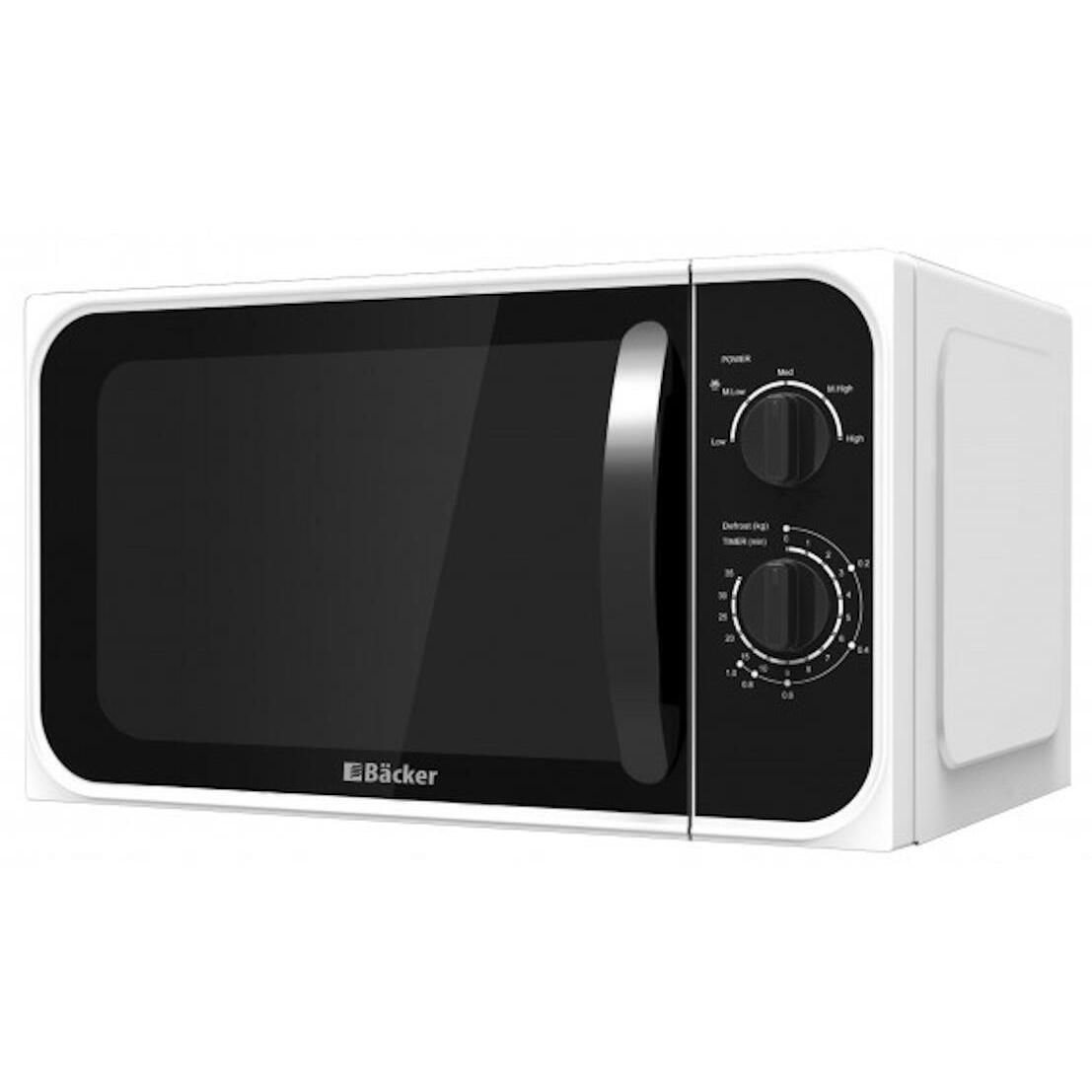 Микроволновая печь Backer MWB 23M 800 BL_WH