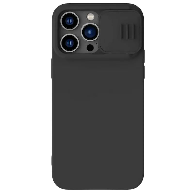 Husă Nillkin for Apple iPhone 14 Pro Max CamShield Silky Magnetic Silicone Elegant Black