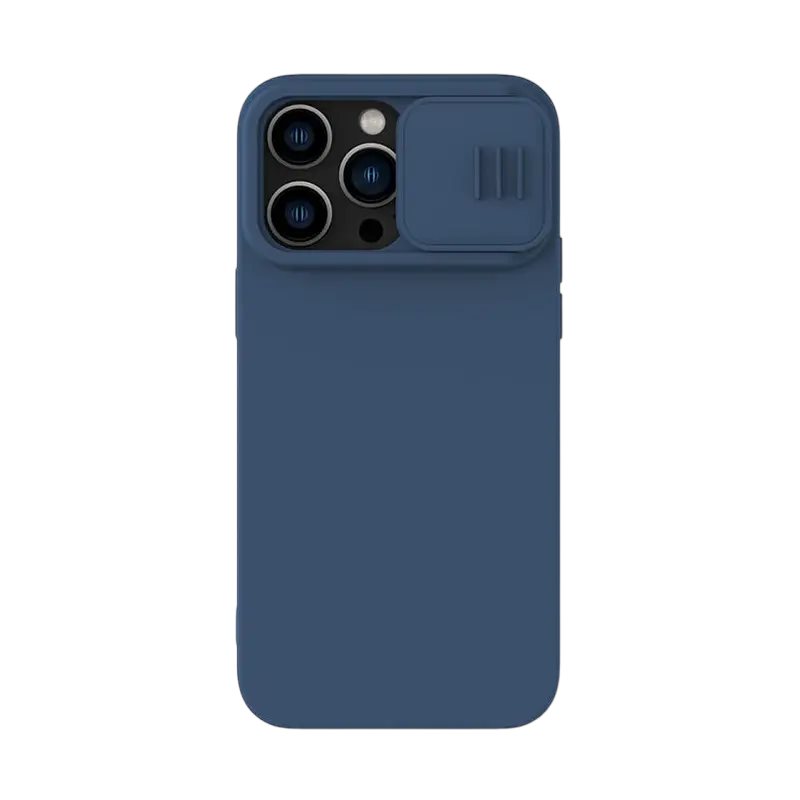 Чехол Nillkin for Apple iPhone 14 Pro Max CamShield Silky Silicone Midnight Blue
