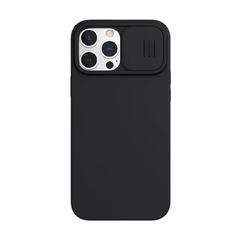 Чехол Nillkin Apple iPhone 13 Pro Max CamShield Silky Magnetic Silicone Elegant Black