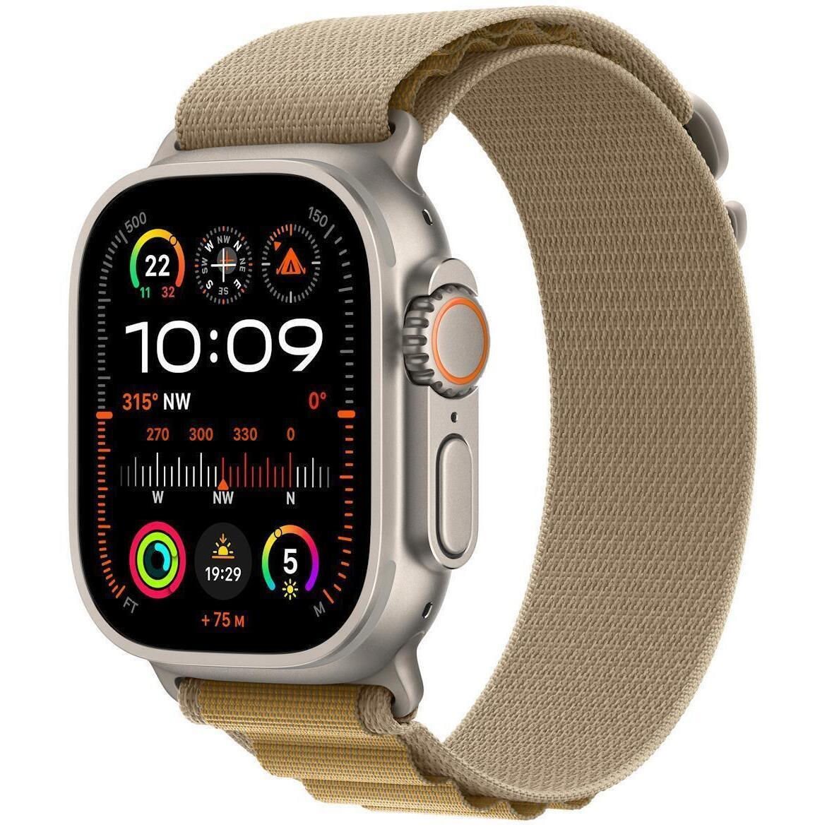Умные часы Apple Watch Ultra 2 GPS+LTE 49mm MX4F3 Natural Titanium Case/Tan Alpine Loop M