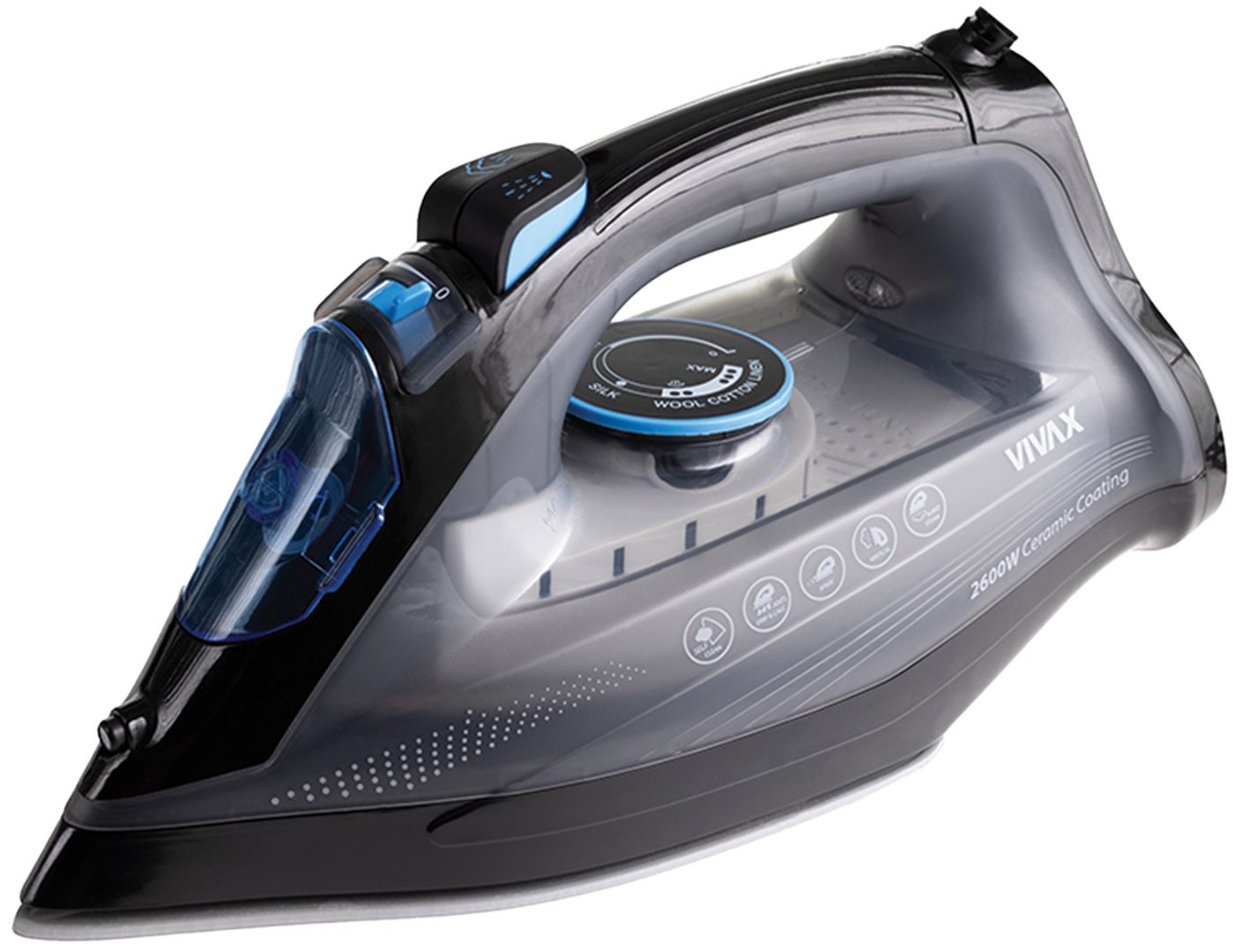 Fier de calcat Vivax IR-2600CB Black/Blue