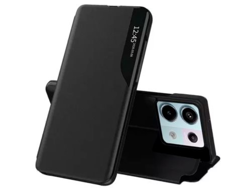 Husă WOO Xiaomi Redmi Note 13 Pro 4G Shell Flip Nylon Black