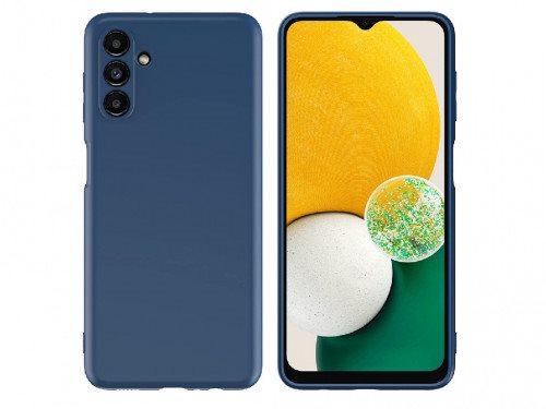 Husă Helmet Liquid Silicone Samsung Galaxy A13 Blue