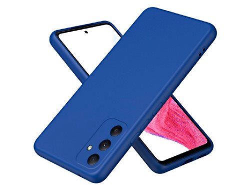 Husă WOO Samsung Galaxy A35 5G Liquid Silicone Blue