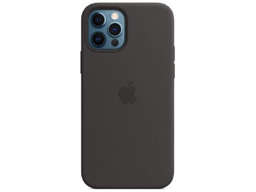 Чехол Helmet Liquid Silicone iPhone 12 Pro Max Black