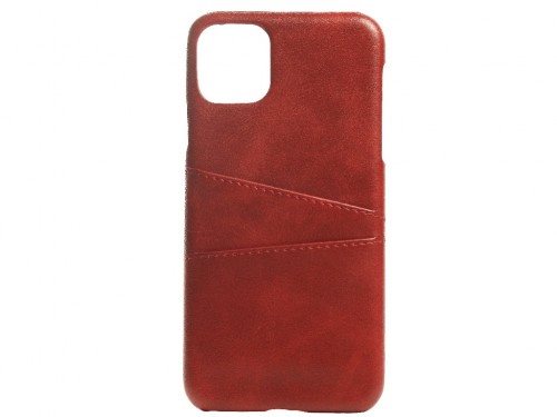 Husă Helmet Leather with Pocket iPhone 11 Pro Max Red