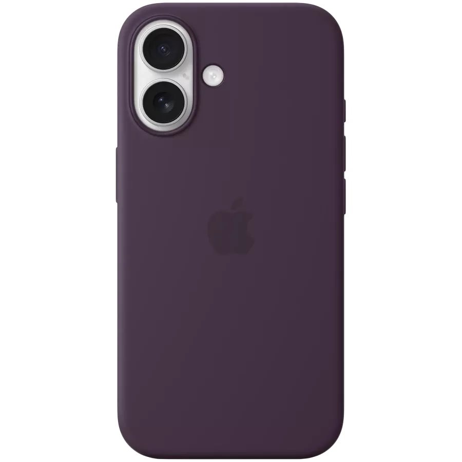 Чехол Apple iPhone 16 Silicone with MagSafe Plum