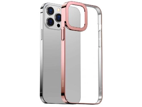 Husă Baseus for Phone iPhone 13 Pro Glitter Pink