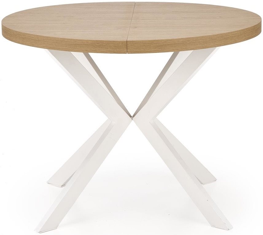 Masă de bucătărie extensibila Halmar Peroni Golden Oak/White