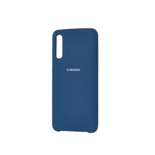 Husă Helmet Liquid Silicone Grid Samsung Galaxy A50S Blue