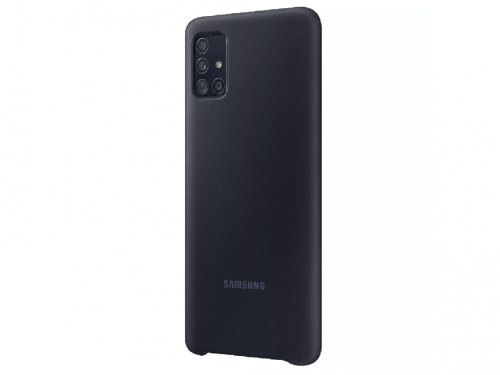 Husă Helmet Samsung Galaxy A50s Liquid Silicone Grid Black
