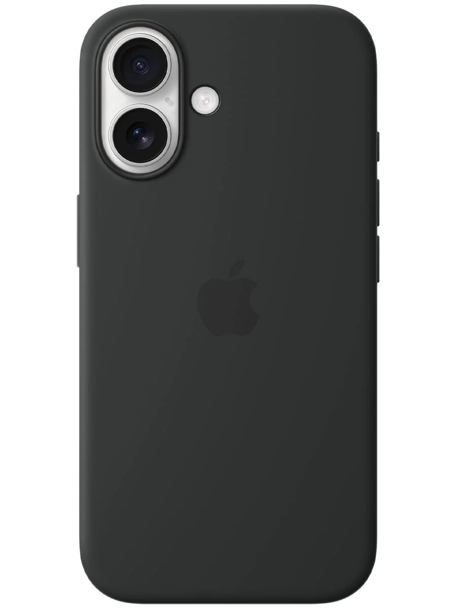 Чехол WOO Apple Iphone 16 Liquid Silicone MagSafe Black
