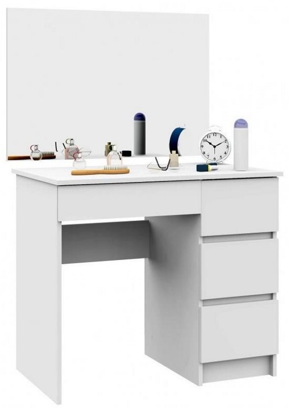 Măsuţă de toaletă Akord T-6/SL 900x600 Right White