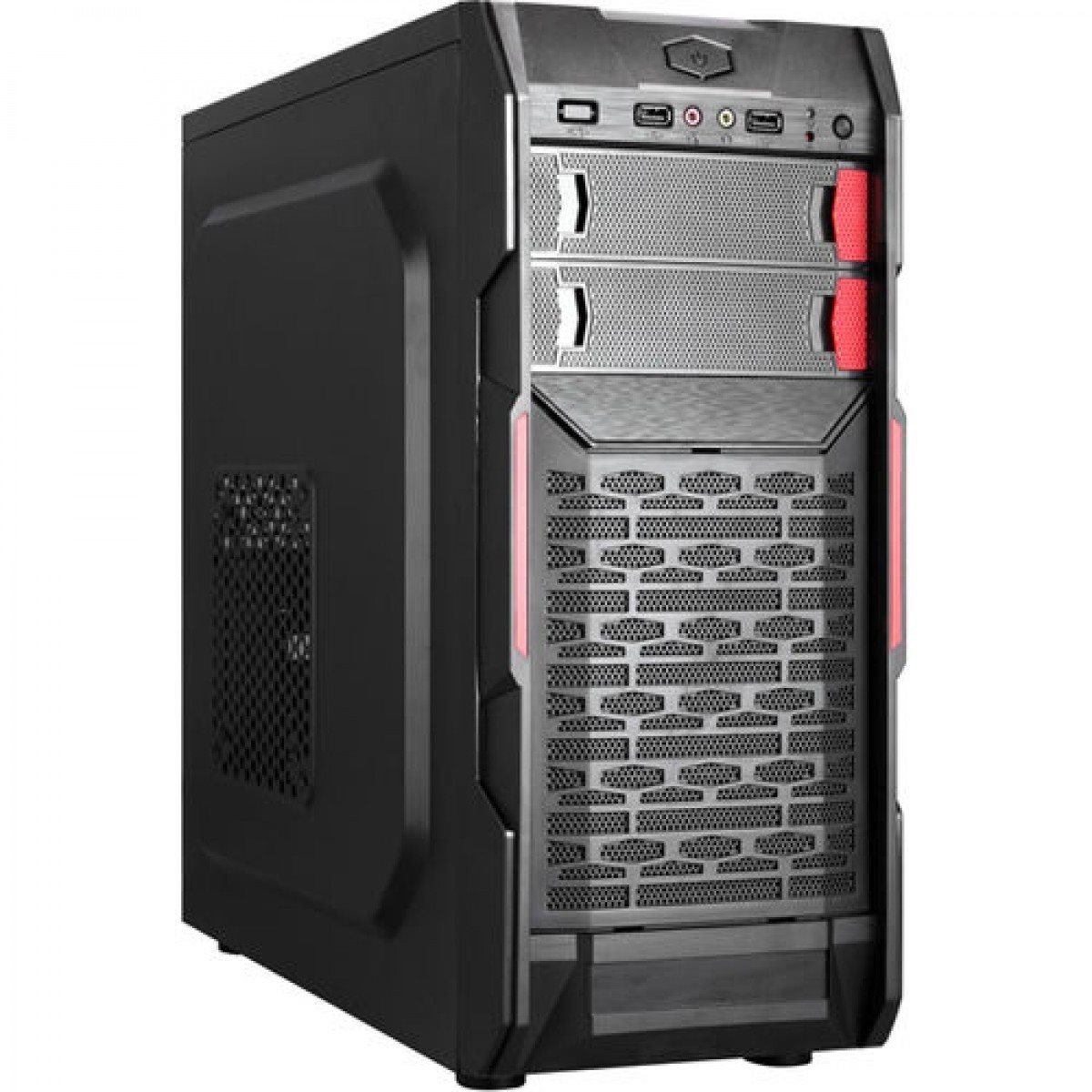 Корпус HPC B-09 ATX Black/Red