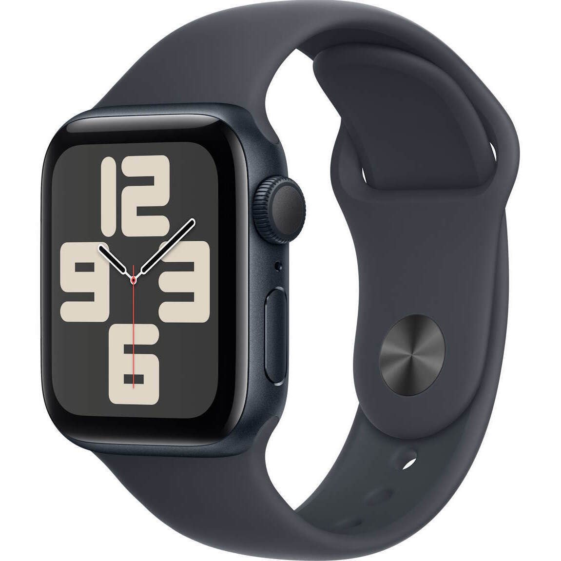 Умные часы Apple Watch SE (2024) GPS+LTE 40mm MXGC3 Midnight Aluminium Midnight Sport Band S/M
