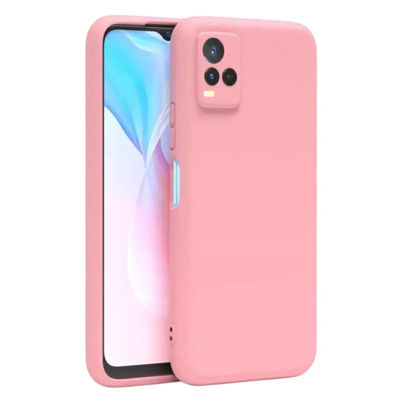 Husă Xcover Vivo Y21 Liquid Silicone Pink