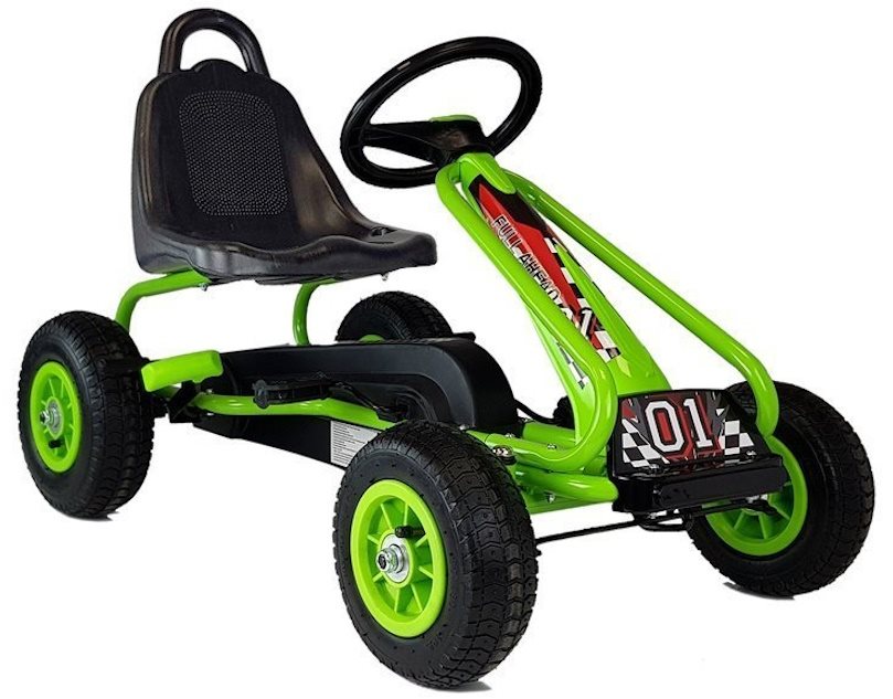 Karting cu pedale Lean Toys G201 Green