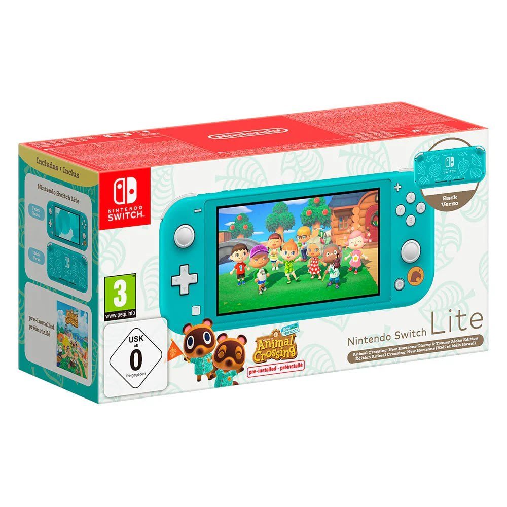 Игровая приставка Nintendo Switch Lite (Timmy&Tommy’s Aloha Edition) Animal Crossing