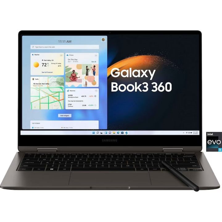 Ноутбук Samsung GalaxyBook3 360 730QFG-KA3 13 (Core i7-1360P, 16Gb, 512Gb) Graphite