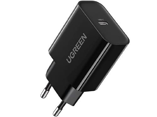 Bloc UGREEN Type-C PD3.0 20W EU CD137, Black