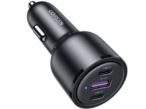 Bloc UGREEN 1Type-C+1Type-C Aluminum 3A 53W