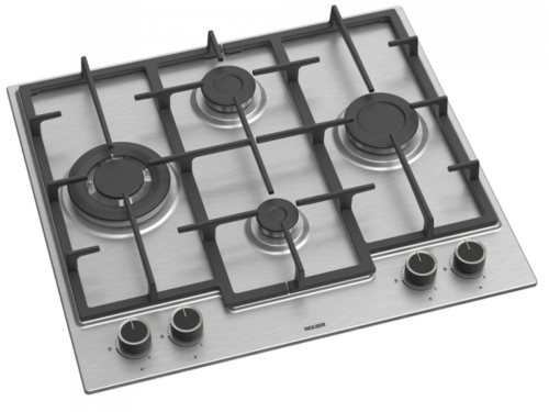 Plita de gaz incorporabila Wolser WL- F 6408 TURBO INOX FFD Romb