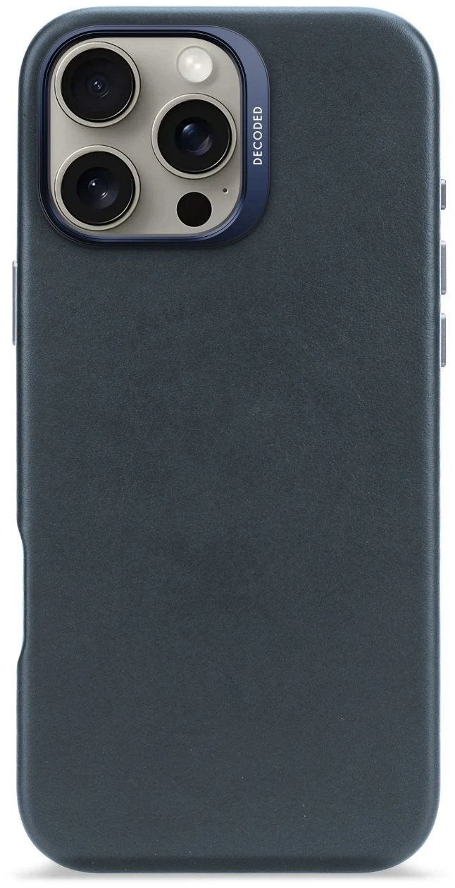 Чехол Decoded Coque Cuir iPhone 16 Pro Max Navy