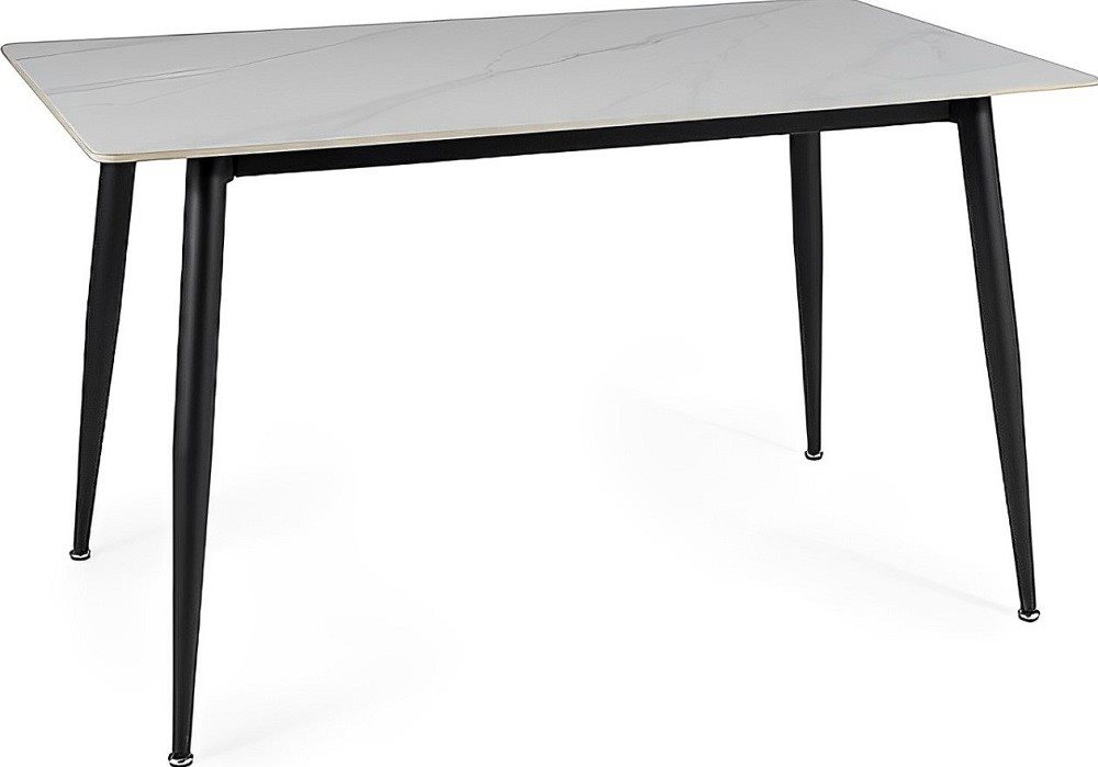 Masa din sticla Signal Rion 160 Alb/Negru