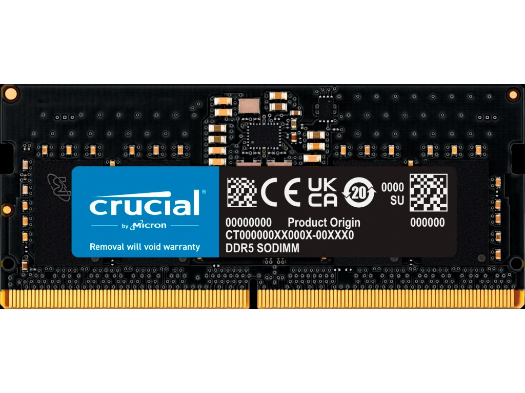 Оперативная память Crucial 8GB DDR5 5600MHz CT8G56C46S5