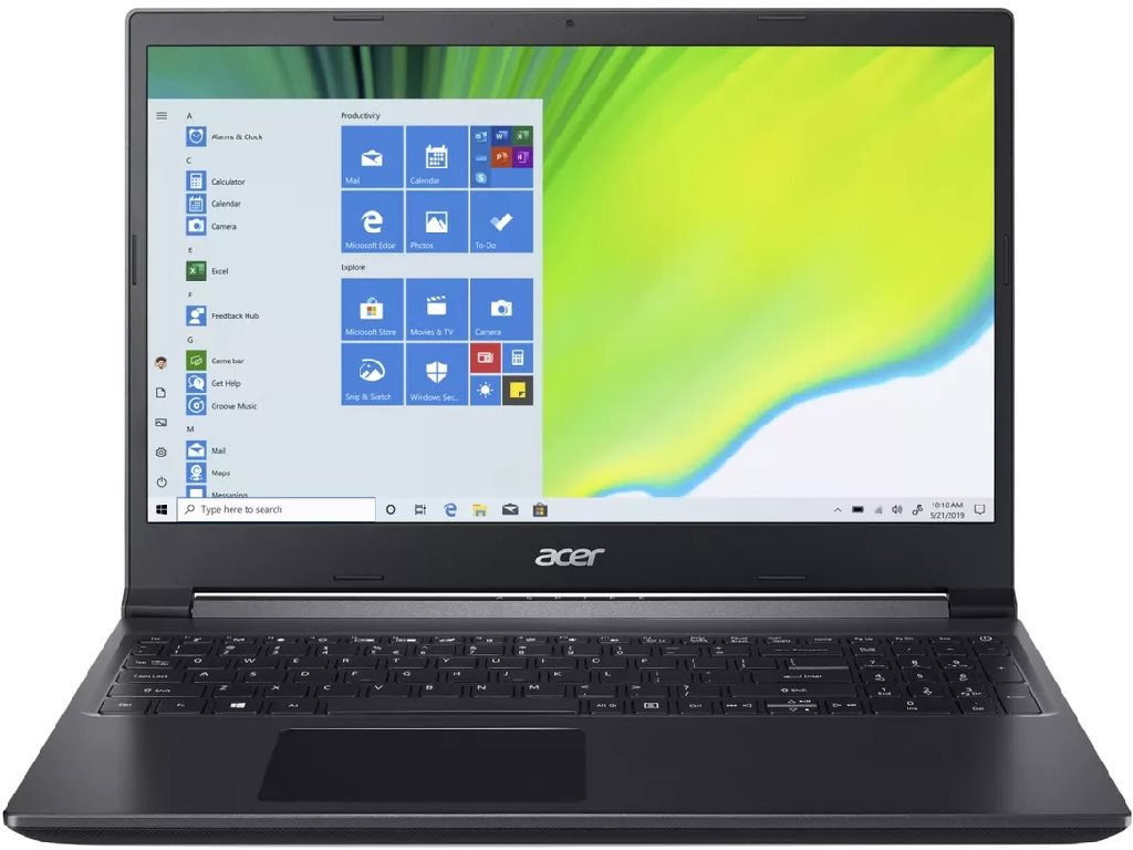 Ноутбук ACER Aspire A715-76G Charcoal (Intel Core i5-12450H, 3.3-4.4GHz, 16GB, 1TB) Black