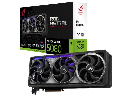 Placă Video ASUS ROG-ASTRAL-RTX5080-O16G-GAMING, 16GB GDDR7 256bit