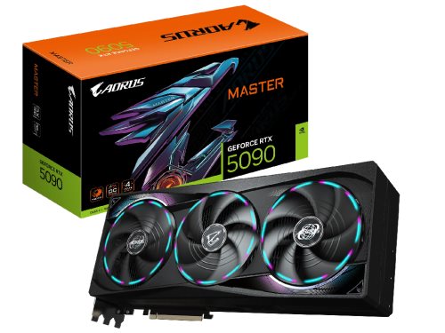 Placă Video Gigabyte Aorus Master RTX5090, 32GB GDDR7 512bit