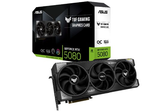Placă video ASUS RTX5080 16GB GDDR7 TUF Gaming (TUF-RTX5080-O16G-GAMING)