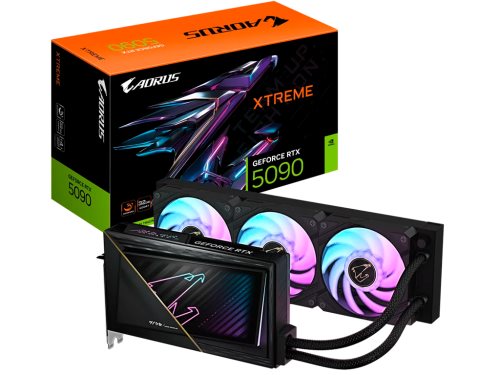 Placă video Gigabyte RTX5090 32GB GDDR7 Aorus Xtreme Waterforce (GV-N5090AORUSX W-32GD)