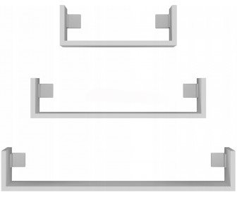 Набор полок TopEshop Mobi 3P (White Matt)