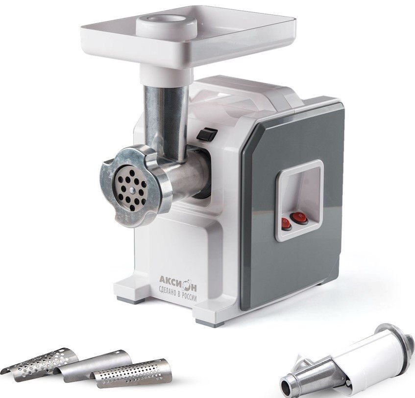Мясорубка Аксион М43.04, White/Grey
