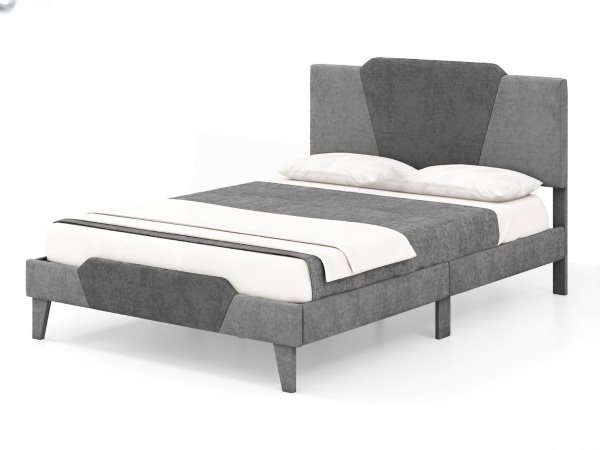 Кровать Costway HU10449GR-D (Grey)