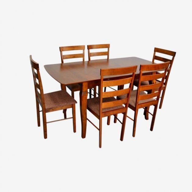 Set de bucatarie Evelin HV-29V Burnish oak + 6 Gloria Burnish oak/F-789 Brown