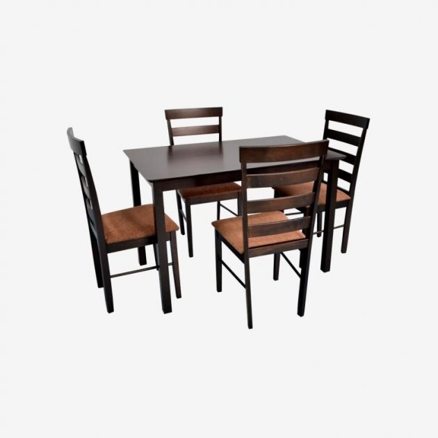 Set de bucatarie Evelin GLORIA Chocolate + 4 Deepa R Chocolate/F-789 Brown