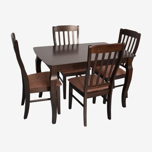 Set de bucatarie Evelin HV-29V Chocolate + 4 Wenyi Chocolate/F-789 Brown