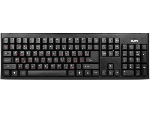 Клавиатура SVEN Standard 303 Power, Ru/Ukr/Eng, Black