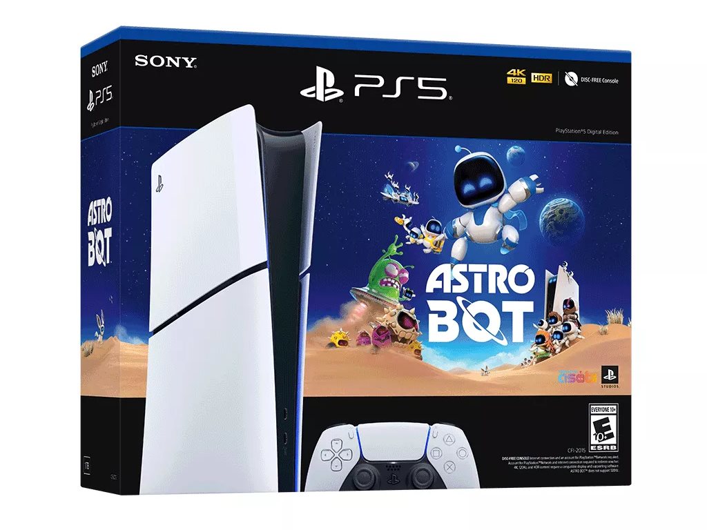 Игровая приставка Sony PlayStation 5 Slim Digital Edition with Astro Bot