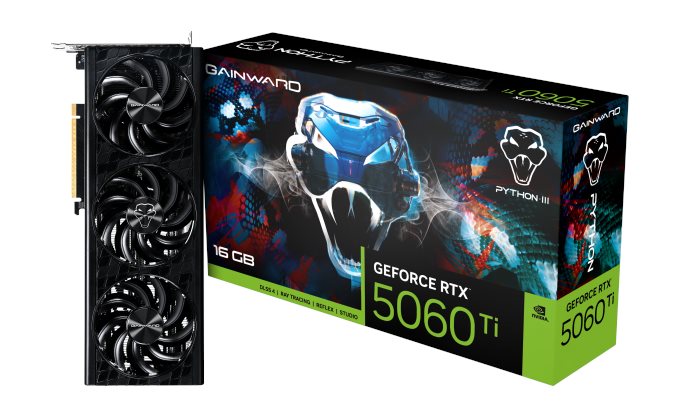 Видеокарта GeForce RTX 5060 Ti Python III (16GB, GDDR7, 128bit)