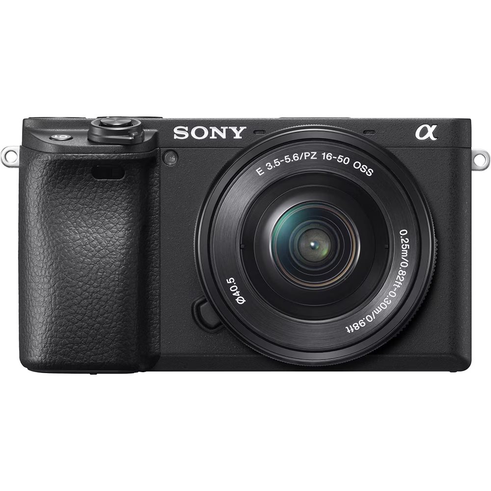 Aparat foto mirrorless SONY Alpha ILCE-6400AKB, 24.2MP, 4K, Wi-Fi, negru + Obiectiv SELP16502